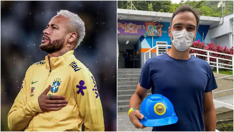 Neymar será destaque da Copa de 2022 e Tadeu Schmidt entregará o BBB para outro apresentador - Instagram/@neymarjr/@tadeuschmidt