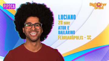 Luciano faz parte do grupo 'Pipoca', do 'BBB22' - Reprodução/TV Globo