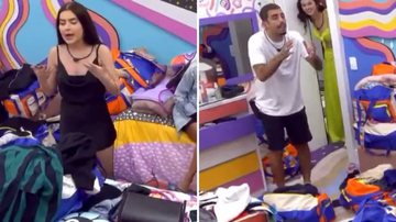 Pedro Scooby briga com Jade Picon após punição no ‘BBB22’. - TV Globo