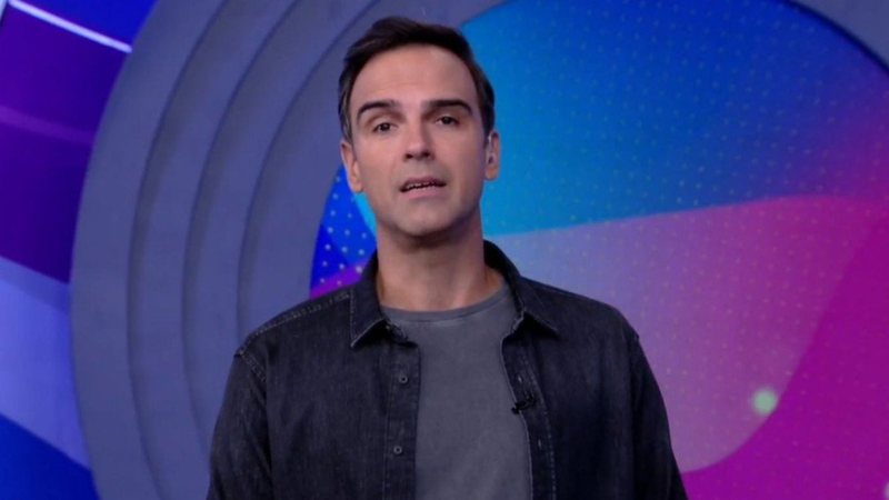 Tadeu Schmidt foi desrespeitado pelos participantes do 'BBB22' - TV Globo