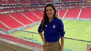 Jornalista cobriu a transmissão de Botafogo X Ceilândia pela Copa do Brasil - Instagram/@renatasilveirag