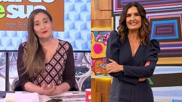 Sônia Abrão afirmou que Fátima Bernardes foi seca com Arthur Aguiar - Reprodução/RedeTV! e TV Globo