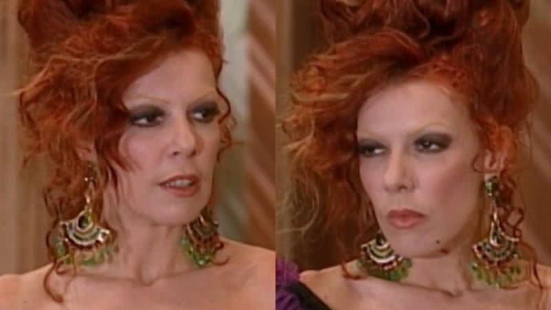 Claudia Lira realmente raspou as sobrancelhas para fazer 'O Quinto dos Infernos'. - GloboPlay