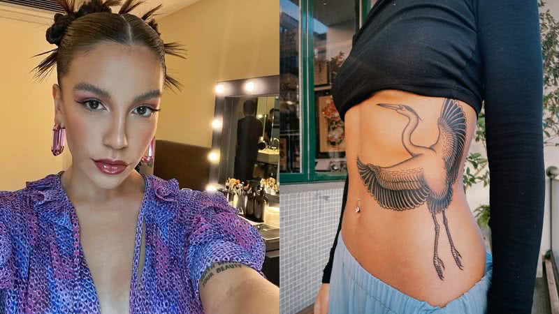 Priscilla Alcantara recebe criticas de internautas após fazer tatuagem - Instagram e Twitter /@priscillaalcantara e @prialcantara