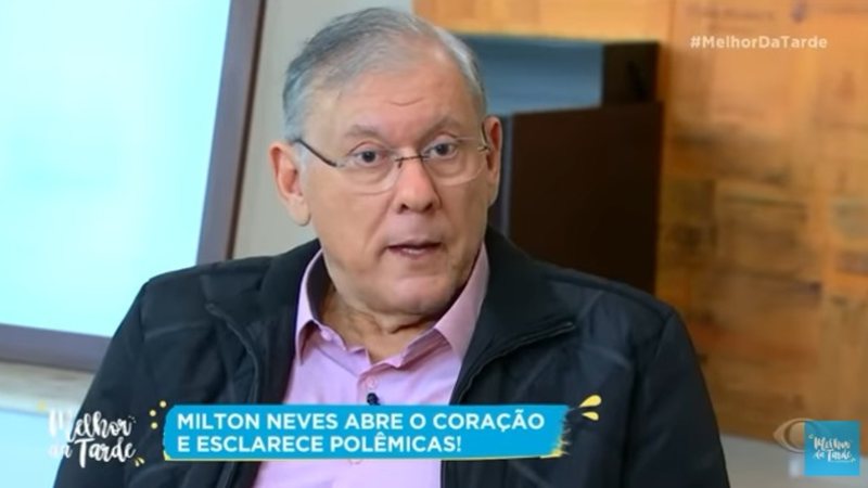 Milton Neves relembrou o caso ao participar do 'Melhor da Tarde' - Band