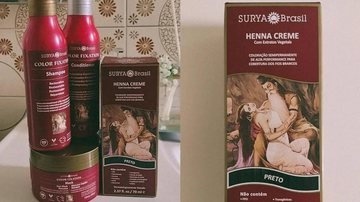 Henna Creme Preta Surya cobre cabelo descolorido? - Fotos: Letícia Cassiano