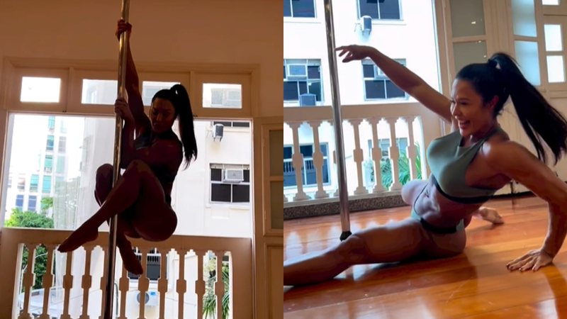 Gracyanne Barbosa Surpreende Fãs Ao Postar Vídeo Na Barra Do Pole Dance 9496