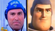 Rodrigo Bocardi foi comparado ao personagem Buzz Lighyear - Reprodução