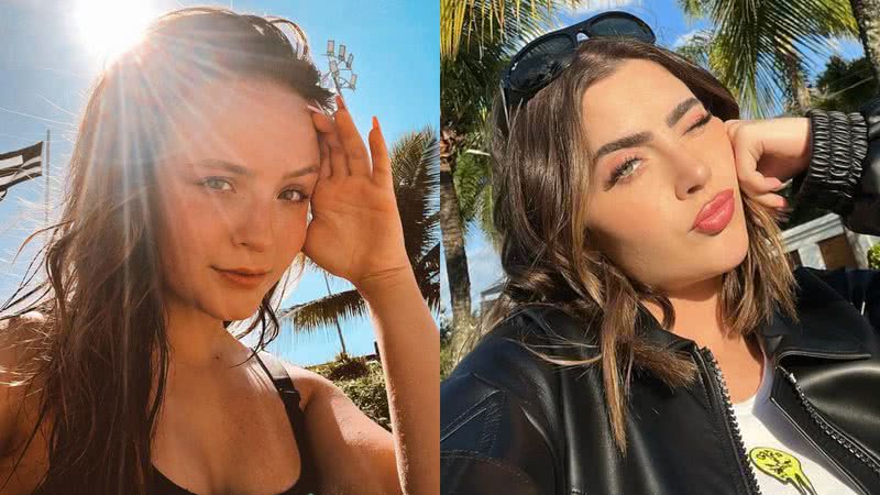 Larissa Manoela comentou sobre boatos de rivalidade com Jade Picon - Instagram/@larissamanoela @jadepicon