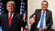 Donald Trump declarou apoio a Bolsonaro - Instagram/@realdonaldtrump e @jairmessiasbolsonaro