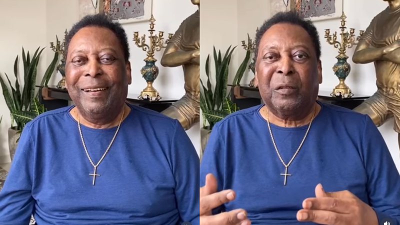 Pelé agradeceu as mensagens de aniversário - Instagram/@pele