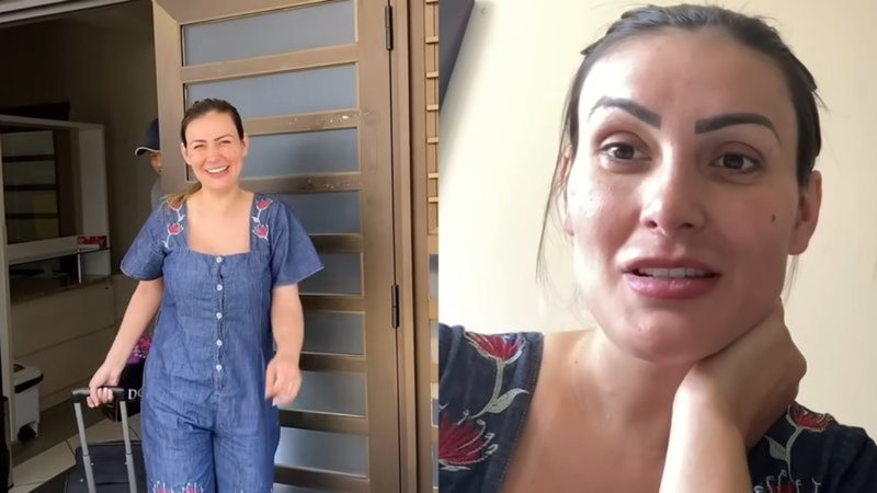 Andressa Urach recebe alta de ala psiquiátrica de hospital - Reprodução/YouTube