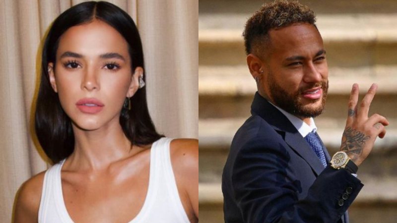 Bruna Marquezine interage com publicação ironizando Neymar Jr - Instagram/@brunamarquezine @neymarjr