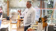 Chef Manuel Gonçalves, à convite da Viking, deu um workshop de azeites com direito a degustação - Repórter fotográfico Nilson Suguino