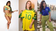 Maisa, Ludmilla e Paolla Oliveira foram algumas das famosas a celebrar o mundial - Reprodução