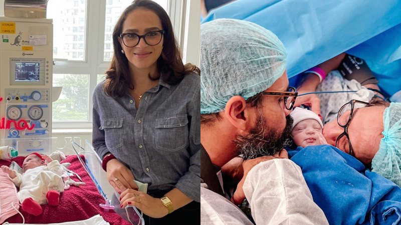 Leticia Cazarré posta foto de Maria Guilhermina arrumadinha na UTI neonatal - Instagram/@leticiacazarre