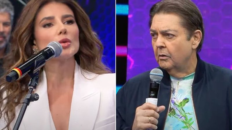 Paula Fernandes faz desabafo durante 'Faustão na Band' - Reprodução/Band