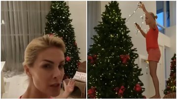 Com direito a seis árvores de Natal, Ana Hickmann mostra decoração natalina  luxuosa