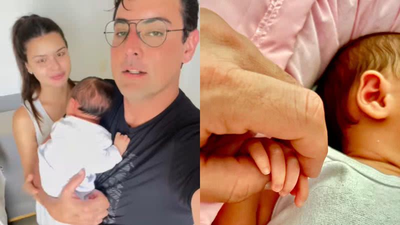 Bruno de Luca e esposa mostram primeiro passeio da filha recém-nascida - Instagram/@brunodeluca