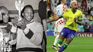 Naymar marcou seu 77º gol pela Seleção no jogo contra a Croácia - Instagram/@pele