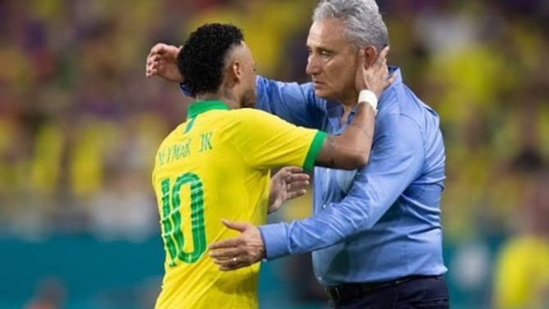 Neymar agradeceu Tite pelos ensinamentos do técnico - Instagram/@neymarjr