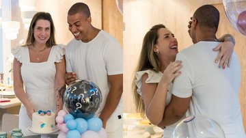 Thiago Oliveira e esposa descbrem sexo do primeiro bebê e transmitem no É De Casa - Instagram/@thiagoliveiras