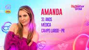 Amanda entrou no BBB 23 pelo time Pipoca - TV Globo