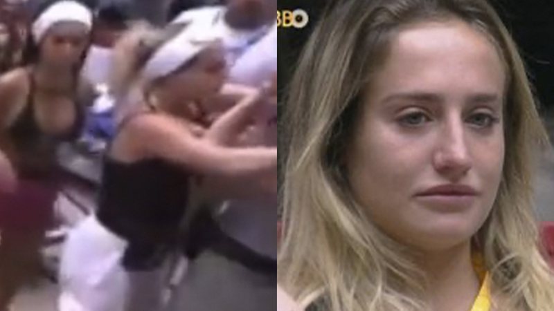 Vídeo em que Bruna acerta Amanda no BBB 23 viralizou nas redes sociais - TV Globo