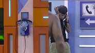 Mc Guimê atendeu o Big Fone e deu início às surpresas da semana turbo do BBB - Tv Globo