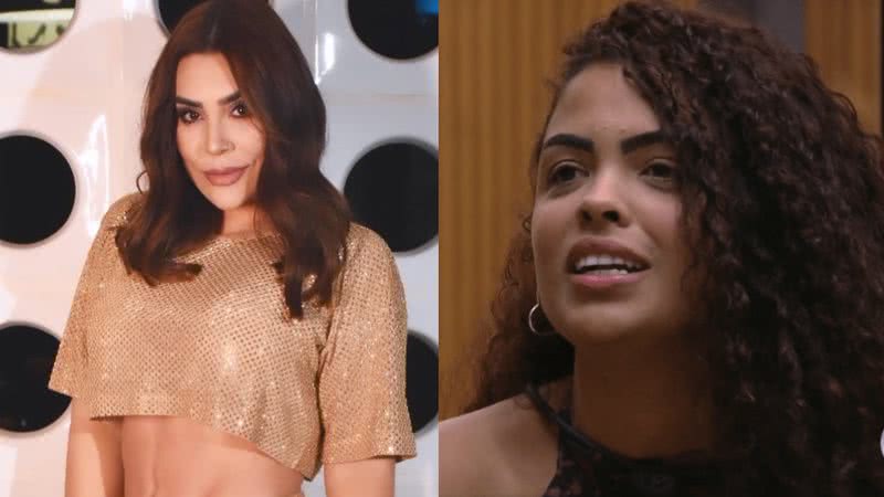 Paula disputou preferência do público contra Bruno, MC Guimê e Amanda - Instagram/@naiaraazevedo e TV Globo