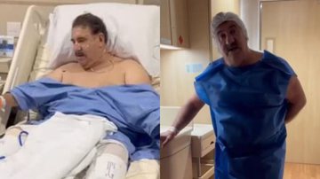 Após fazer cirurgia, Ratinho aparece e se pronuncia ainda hospitalizado - Reprodução/Instagram