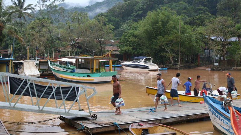 Tempestades causaram deslizamentos no litoral norte de São Paulo - Rovena Rosa/Agência Brasil