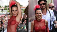 Wanessa Camargo e Dado Dolabella participaram de bloco pré-Carnaval em São Paulo - Denilson Santos/AgNews