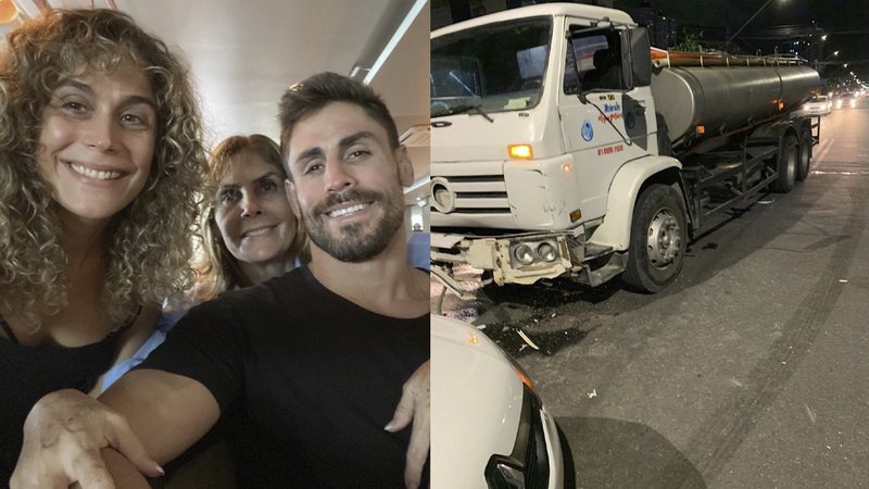 O carro da irmã de Cara de Sapato foi atingido por um caminhão - Instagram/@wilmatcmonteiro