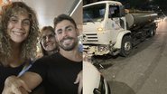 O carro da irmã de Cara de Sapato foi atingido por um caminhão - Instagram/@wilmatcmonteiro