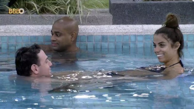 Key Alves revelou que faz xixi na piscina - Reprodução/TV Globo