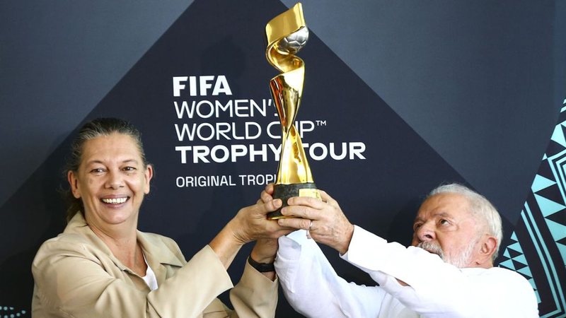 Lula declara apoio para Brasil sediar Copa de Futebol Feminino em 2027 - Marcelo Camargo/Agência Brasil