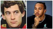 Lewis Hamilton reafirma se inspirar no grande ídolo brasileiro da Fórmula 1 Ayrton Senna - Reprodução/Globo/Getty Images