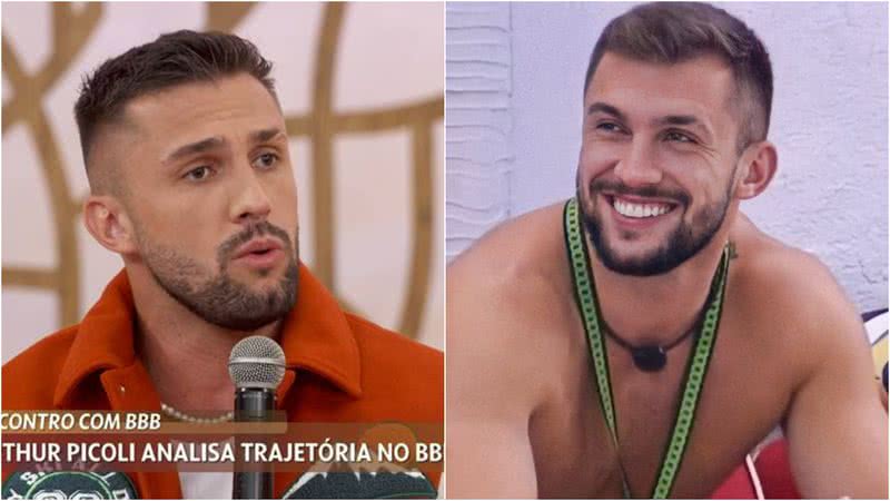 Arthur Picoli comentou sua participação no BBB 21. - TV Globo