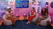 Fred Nicácio conversou com Patrícia Ramos e Vivian Amorim sobre o BBB 23 - Reprodução/Gshow