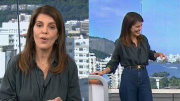 Ao vivo, âncora da Globo caiu na risada ao noticiar um acidente em praia do RJ - Reprodução/TV Globo