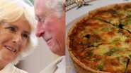 A rainha consorte Camilla e o rei Charles III  e a famosa quiche. - Getty Images/Youtube