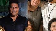 Ex-jogador reuniu os quatro herdeiros em um clique raríssimo nas redes sociais - Instagram/@ronaldo