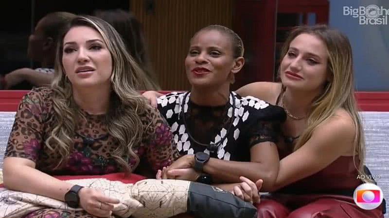 Aline Wirley, Amanda Meirelles e Bruna Griphao são as finalistas do BBB 23. - TV Globo