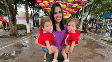 Andreza Rufino é mãe de gêmeas e compartilha sua rotina na internet - Foto: Reprodução/Instagram