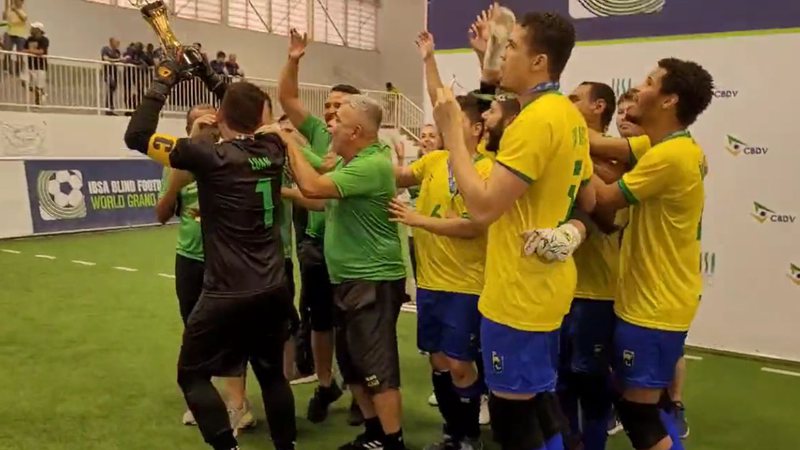 Brasil es bicampeón del Gran Premio Internacional de Fútbol para Ciegos