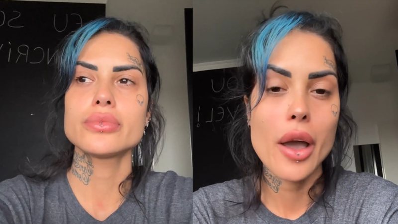 Tati Zaqui chorou nas redes sociais após desabafar sobre o fim do relacionamento. - Instagram/@tatizaqui