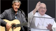 Caetano Veloso foi convidado pelo Papa Francisco para evento - Instagram/@caetanoveloso/@vaticanonewspt