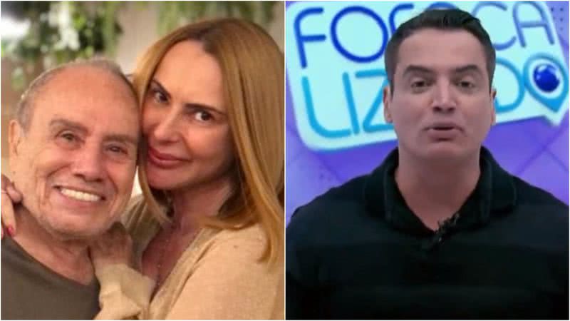 Mari Saade e Léo Dias discutiram ao vivo no 'Fofocalizando'. - Redes Sociais