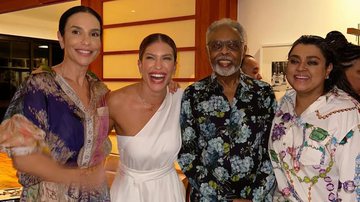Ivete, Lore Improta e Preta Gil no aniversário de 81 anos de Gilberto Gil - Instagram/@loreimprota